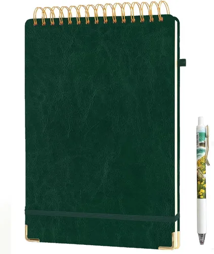 Miniatura 7 de Top - Cuaderno de espiral de 8.5 x 11 pulgadas, tamaño A4, de tapa dura, encuadernado en la parte superior, 240 páginas, papel rayado grueso de 3.53