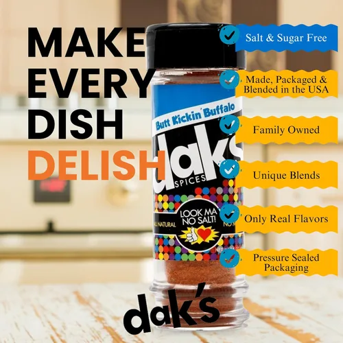 Miniatura 3 de DAK's Spices BUTT KICKIN' BUFFALO - ¡100% sin sal!
