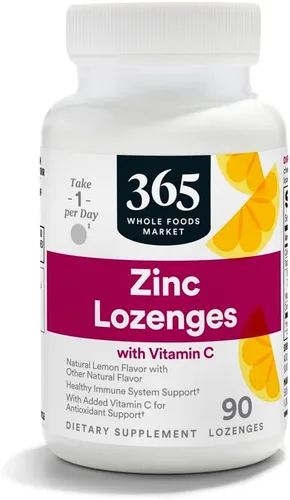 365 por Whole Foods Market, vitamina C y zinc para la inmunidad, 90 unidades
