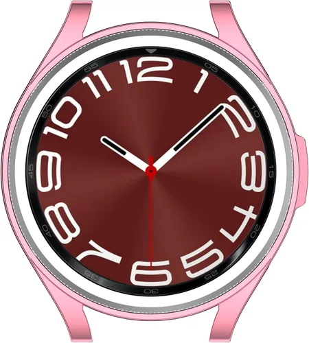 Miniatura 7 de E ECSEM Funda protectora de pantalla compatible con Samsung Galaxy Watch 6 Classic de 1.73 pulgadas y 1.77 pulgadas (1.693 in, 1.850 in), funda de 7