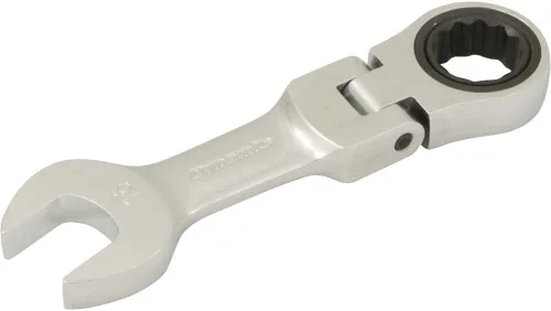 Miniatura 2 de Dynamic Tools D076319 Llave de trinquete de cabeza flexible rechoncha, 0.748 in