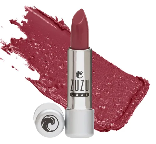 Miniatura 4 de Zuzu Luxe Lápiz labial de color labial (Allure - Coral purpúreo/Crema cálida), lápiz labial natural ultrahidratante, sin parabenos, vegano, sin