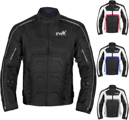 Chaqueta de motocicleta HWK Spyder para hombre con tela de cordura textil resistente al clima para chaqueta de motocross enduro