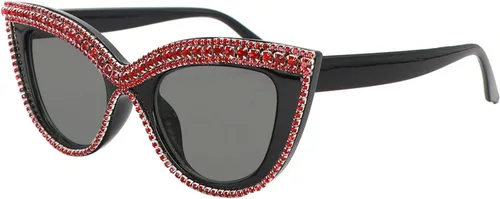 Miniatura 3 de helena Gafas de lectura bifocales fotocrómicas de transición invisible para mujer, lentes de sol de cristal con diamantes de imitación brillantes