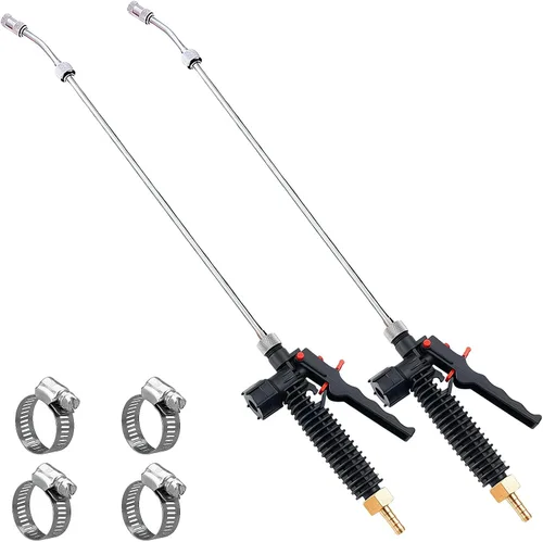 Miniatura 9 de Varita pulverizadora de bomba, varita rociadora universal ajustable con púa de latón de 3/8 pulgadas, varita rociadora de repuesto de acero