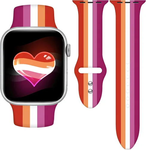Miniatura 9 de Pride - Correa de reloj compatible con Apple Watch Series 11, 10, 9, 8, 7, 6, 5, 4, Ultra SE