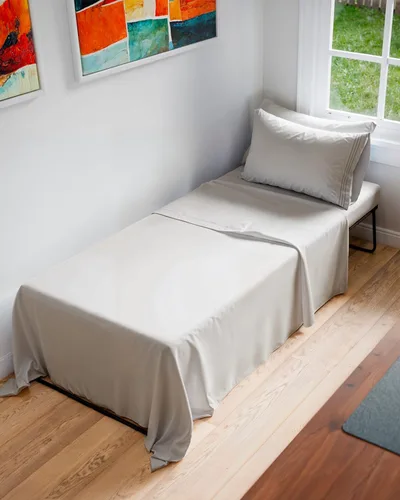 Miniatura 16 de Juego de sábanas tamaño King para RV de 72" x 80" - Sábanas de 4 piezas para cama RV Short Queen - Ultra suaves, transpirables y refrescantes - 01
