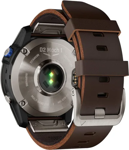 Miniatura 4 de Garmin D2™ Mach 1, reloj inteligente aviador con pantalla táctil con mapa móvil GPS, tiempo de aviación, características de salud y bienestar y más