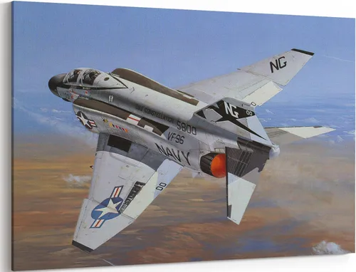 Miniatura 14 de MGSBCXN F-16 Fighting Falcon Airplane - Póster de caza F-16, póster de avión de combate F-16, decoración de pared de aviación, arte de pared