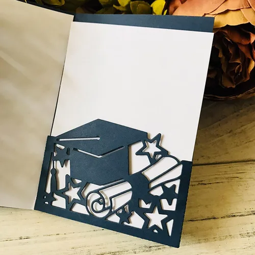 Miniatura 4 de Troqueles de metal para sombrero de graduación, troqueles de corte para hacer tarjetas, troqueles en relieve para álbumes de recortes, decoración
