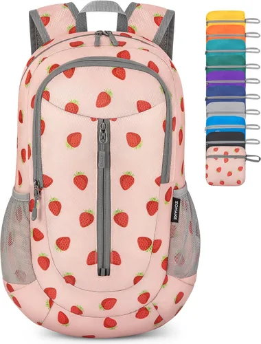 Miniatura 19 de ZOMAKE Mochila plegable ultraligera de 25 litros, mochila de senderismo plegable resistente al agua, pequeña mochila plegable para viajes