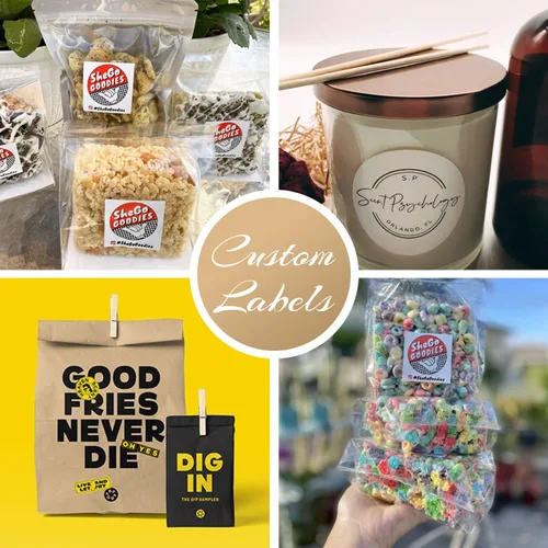 Miniatura 4 de Paquete de 150 calcomanías personalizadas para diseñar tus propias etiquetas personalizadas, calcomanías de texto, nombre, imagen y foto