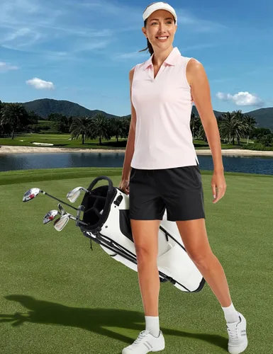 Miniatura 6 de TACVASEN Pantalones cortos de senderismo de 5 pulgadas para mujer, de secado rápido, ligeros, UPF 50+, pantalones cortos deportivos con bolsillos