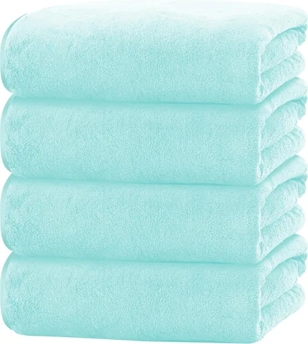 Miniatura 14 de Cosy Family Juego de toallas de microfibra de 8 piezas, 2 toallas de baño, 2 toallas de mano y 4 paños de lavado, toallas ultra suaves y altamente