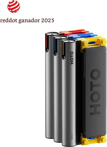 Miniatura 4 de HOTO SNAPBLOQ - Kit de herramientas maestro 3 en 1 para bricolaje y reparación, motor sin escobillas, sistema de fijación magnética, 114 accesorios