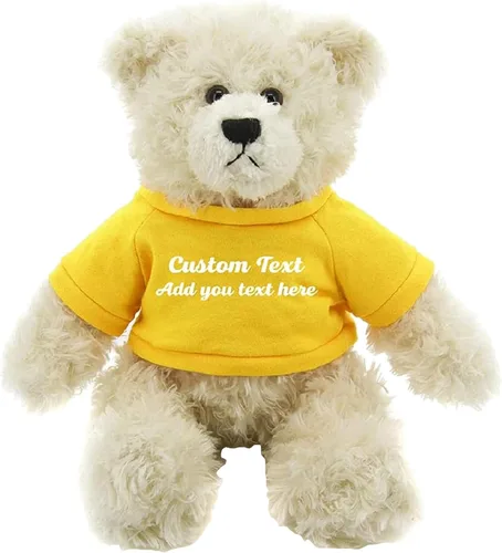 Miniatura 18 de Oso de peluche personalizado Brandon crema de 12 pulgadas, osos de peluche personalizados, gran regalo para San Valentín, graduación, cumpleaños