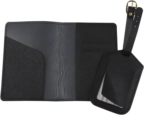 Miniatura 2 de Juego de portatarjetas para pasaporte, ideas de regalo de cumpleaños para mejores amigos, funda para pasaporte, funda para tarjetas, accesorios
