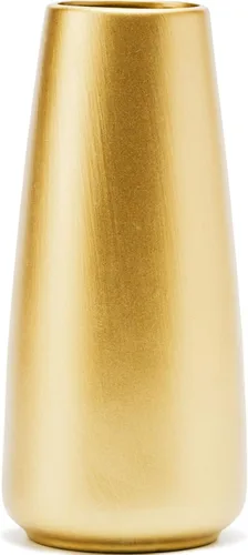 Miniatura 14 de Jarrón de cerámica beige – Florero neutro de 8 pulgadas para decoración del hogar, jarrón bohemio blanco roto, jarrones crema para flores, jarrones