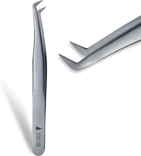 Miniatura 12 de Stacy Lash STL-1 Pinzas de extensión de pestañas aislantes/Suministros para extensiones clásicas y pestañas postizas individuales/Herramienta