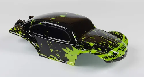 Miniatura 6 de SummitLink Cuerpo personalizado verde fangoso sobre negro compatible con escala 1/10 RC coche o camión (camión no incluido) STB-BG-01