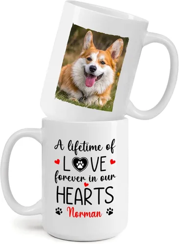 Miniatura 17 de Taza de café con imagen de perro y mamá, taza de café de 11 onzas y 15 onzas, taza de café personalizada para mamá de perro, tazas para dueños