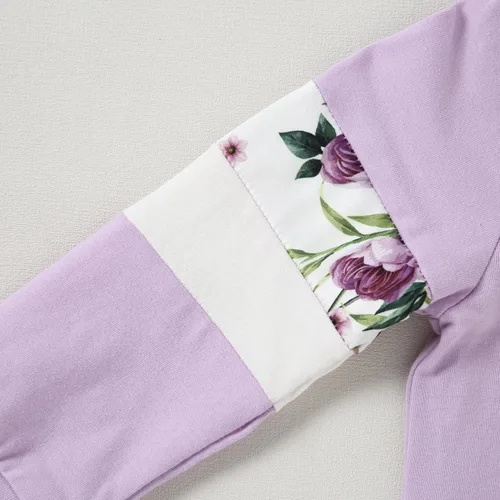 Miniatura 3 de YALLET Ropa para niñas pequeñas, trajes de otoño para niña, conjunto de 2 conjuntos de sudadera rosa