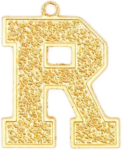 Miniatura 7 de Bright Creations Dijes de letras con iniciales, paquete de 26, cobre chapado en oro para hacer joyas de oro