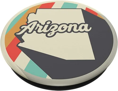 Miniatura 2 de Cultura de Pop Arizona State hogar Retro 70s Vintage az Rainbow popsockets soporte para Smartphones y Tablets