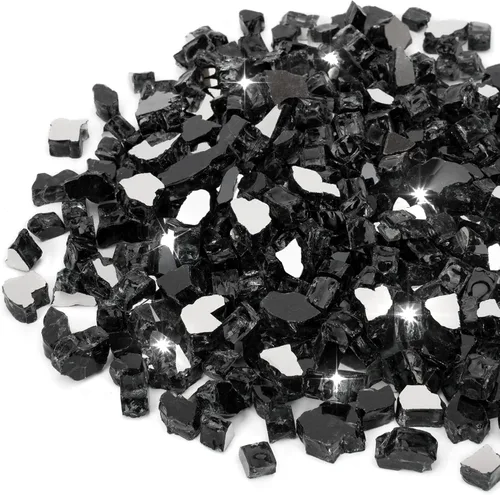 Miniatura 24 de Hiland RGLASS-AQ Vidrio para Hoguera en Aqua, Clasificación de Temperatura Extrema, Bueno para Propano o Gas Natural, 10 Libras, 10 lb (Paquete de 2)
