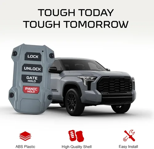 Miniatura 3 de AJT DESIGN Llavero de repuesto compatible con Toyota Tacoma (2024+), Tundra (2022+), 4Runner (2025+) y Sequoia (2023+) Hecho a medida en Estados