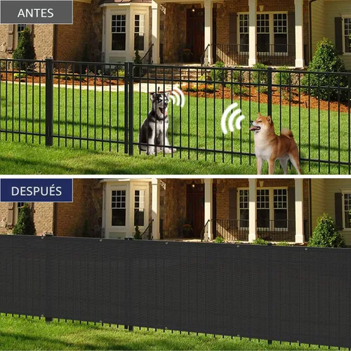 Miniatura 2 de Windscreen4less - Pantalla de valla de privacidad de 6'x50', malla resistente para sombreado, cubierta de tela para jardín, pared, patio, piscina
