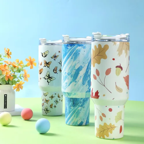 Miniatura 9 de HTVRONT Prensa de calor automática para vasos, A200H, máquina de prensa de calor de transferencia de taza completa para vasos de 40 OZ con asa, Azul