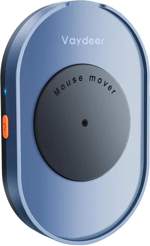 Vaydeer Movedor de mouse indetectable, dispositivo Jiggler de mouse M4 con interruptor de encendido/apagado, simulación de movimiento de ratón Azul