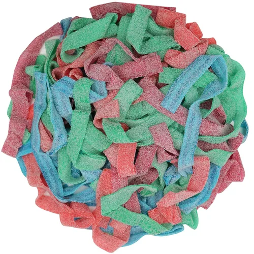 Miniatura 7 de Cinturones de Gomitas Ácidas de Varios Colores (Azul Baya (Arándano), 1 Libra)