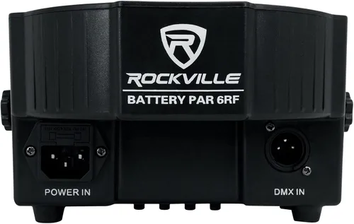 Miniatura 6 de 8 Rockville Batería PAR 6RF recargable RGBWA+UV Wireless DMX Lights+RF Remotes