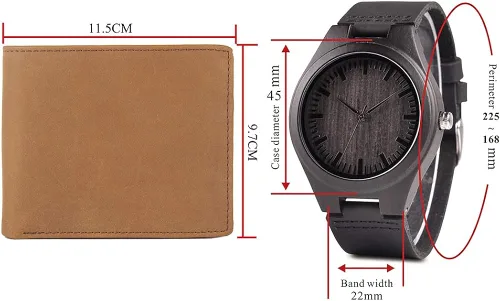 Miniatura 4 de 2win Cartera para hombre con grabado para mamá hijo cartera reloj personalizado reloj especial de aniversario para marido hijo novio papá
