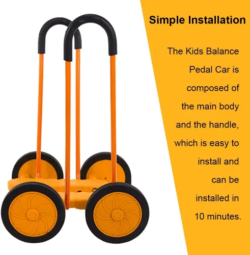 Miniatura 6 de Bicicleta de pedal de equilibrio para niños, vehículo de entrenamiento Hoverbard, scooter de ejercicio de equilibrio de confianza en uno mismo