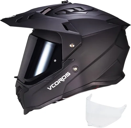 Miniatura 11 de VCOROS Adventure - Casco de motocicleta todoterreno VS-908 para ATV, bicicleta de tierra y motocross, de cara completa para adultos, aprobado por DOT