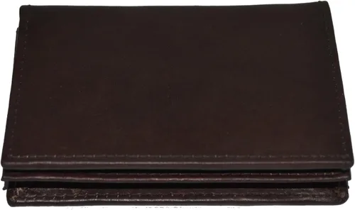 Miniatura 5 de LeatherBoss Cartera pequeña para tarjetas de crédito con bolsillo expandible