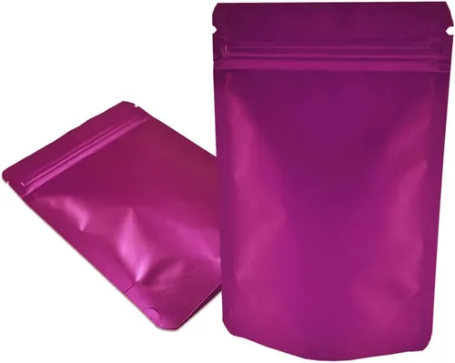 Miniatura 9 de PABCK Bolsas de sellado térmico resellables de 3.55 mil de grosor Mylar negro esmerilado, bolsas selladas de papel de aluminio negro esmerilado, 50