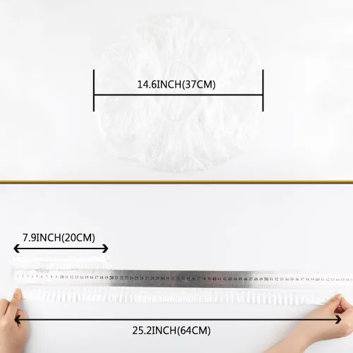 Miniatura 3 de Gorro de ducha de 30 piezas, desechable, de plástico, impermeable, para spa, extra grande, para mujeres, viajes, uso doméstico, peluquería XL-30