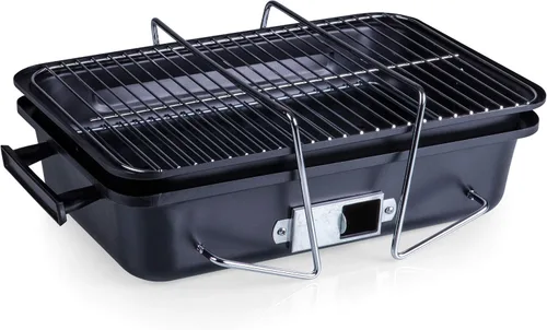 Miniatura 16 de ONIVA – una marca Picnic Time Buccaneer - Bolsa portátil para parrilla de carbón y hielera, (negro con detalles en gris)