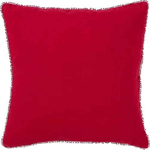 Miniatura 6 de SARO LIFESTYLE Almohada de diseño Pom Pom con relleno de plumón