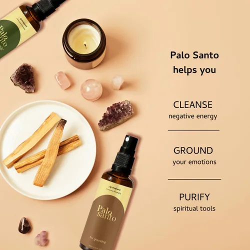 Miniatura 6 de Spray Smudge de Palo Santo para Protección y Limpieza de Energía (0.33 Onzas) - Alternativa Limpia, Sin Humo y No Tóxica al Incienso y Sahumerios