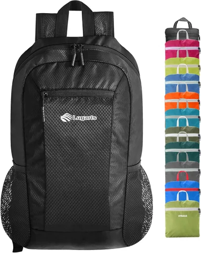 Miniatura 10 de VPBAGE Mochila de Senderismo Resistente al Agua de 15L, Mochila Pequeña de Viaje al Aire Libre, Mochila Ligera de Día con Bucles para Herramientas
