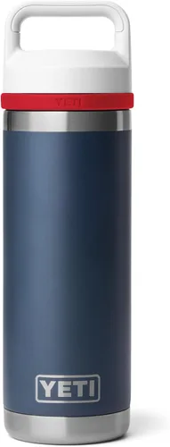 Miniatura 14 de YETI Rambler Botella de 18 oz, aislada al vacío, de acero inoxidable con tapa Chug, negro