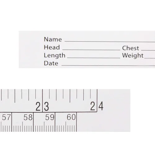 Miniatura 4 de Edtape - Cinta métrica de papel de 24 pulgadas, reglas de medición de heridas desechables, cinta métrica Educare, herramientas de medición
