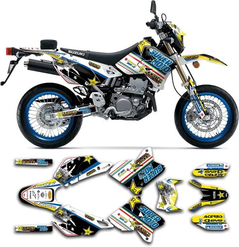 Miniatura 53 de Kit de calcomanías personalizadas para Suzuki DRZ400 E / DRZ400 Enduro / DRZ400E / DR-Z400E / DRZ400 EN 1999-2024, SZDRSE9919003-KO