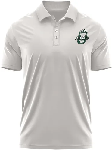 Camisa polo deportiva de manga corta oficial de la NCAA Collegiate para hombre, con logotipo en el pecho izquierdo, colección Athletic Heather