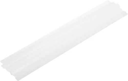 Miniatura 108 de MECCANIXITY 5 varillas de soldadura de plástico amarillo de 0.374 in x 9.843 in HDPE cinta plana de soldadura de plástico para reparar tanques
